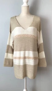 Soft Surroundings V-neck Tunic Sweater Size 1X - Picture 1 of 9