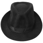 Joli chapeau Fedora pour enfants - chapeau noir style britannique pour garçons et filles 