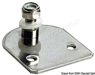 Osculati Plate With Threaded Pin - Image 1 of 2