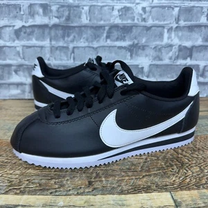 Scarpe da corsa Nike Classic Cortez in pelle nero bianco 807471-010 da donna taglia 8 - Foto 1 di 7