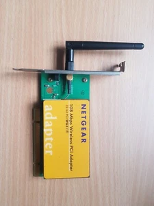 PCI Netgear 108Mbps Wireless wifi card with aerial WG311T network card WG311T - Picture 1 of 3