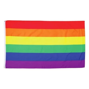 LGBTQI+ Flagge 6-farbige Regenbogen Fahne 90x150cm CSD - Picture 1 of 1