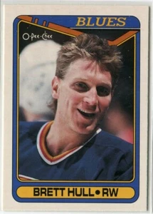 1990-91 O-Pee-Chee OPC #77 Brett Hull St. Louis Blues - Picture 1 of 2