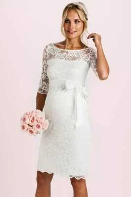 Brautkleid Umstandsmode Gr. 38 - Bild 1 von 2