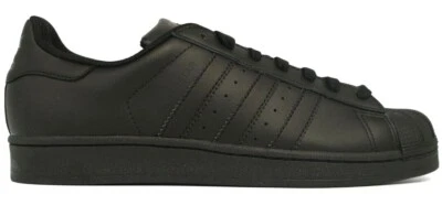 Adidas Superstar Foundation Mens Shoes Trainers UK Size 8.5 - 9 Black AF5666
