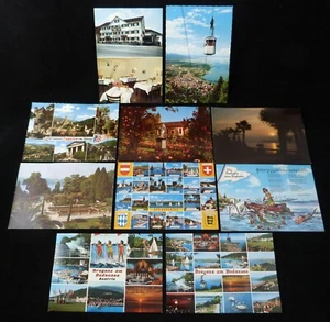 10 cartoline d'epoca regione Bodensee Germania Austria Svizzera Europa ca. anni 70 - Foto 1 di 9
