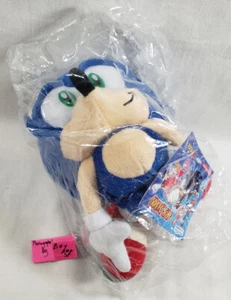 Peluche Sonic Hedgehog Sonic X NUOVO 2003 SEGA Toys cartone animato TV show siepe maiale - Foto 1 di 16