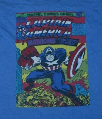 Marvel Comics Retro Silver Age Captain America Jack Kirby T Shirt Youth Medium - Image 1 of 2