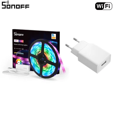 SONOFF L3 Pro RGBIC 5M LED wasserdicht Lichtleiste Sprachsteuerung 5VUSB-Adapter - Bild 1 von 4