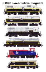 Locomotoras Belt Railway of Chicago 6 imanes Andy Fletcher - Imagen 1 de 1