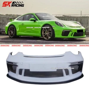 For Porsche 911 991 13-19 Upgrades GT3RS Half Carbon Fiber Front Bumper Diffuser - Bild 1 von 13