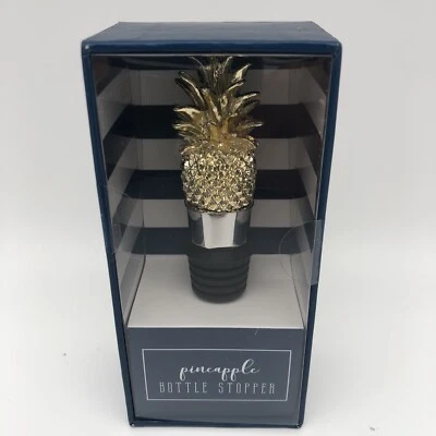 Tapón de botella de vino Crown & Ivy piña nuevo en caja Foto 1 de 4