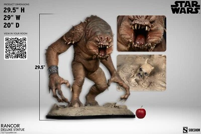 Sideshow Collectibles Star Wars Rancor Deluxe Statue Return Of The Jedi 147/600 - Image 1 of 4
