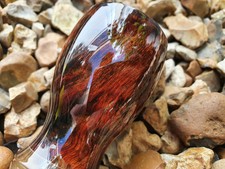 Custom Epoxy/Wood Shaving brush handle Amber. Amazing effect a must see!!! 
