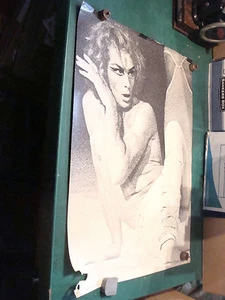 vintage original Poster: MAURICE BEJART ballett, some damage as shown, undated - Picture 1 of 8