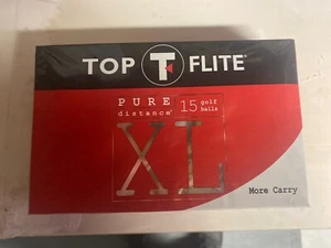 Top Flite XL Pure Distance Box mit 15 weiteren Rollen Golfbällen, ungeöffnet - Bild 1 von 1