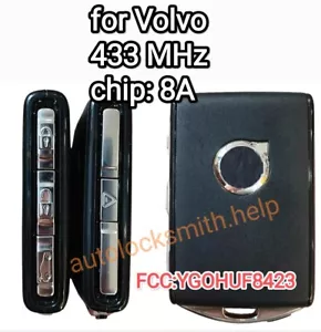 Llave inteligente genuina Volvo 4 botones 433 MHz - Imagen 1 de 2
