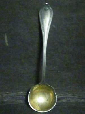Cuchara de sal Sterling Towle Old Newbury Master 3 1/4" sin mono Foto 1 de 3