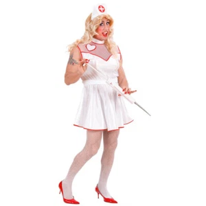 Krankenschwester Herren XL 54-56 Kostüm Ärztin Herrenkostüm JGA Männerballett - Bild 1 von 2