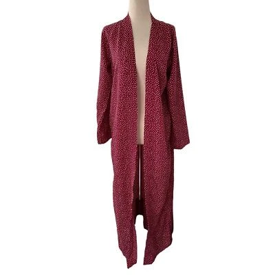 Boohoo Maroon Cover Up Women Size Medium | 58-51 - Image 1 of 4