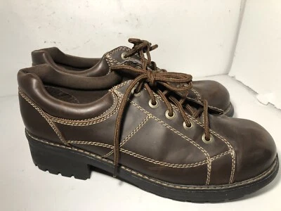 Y2K Airwalk женщин коренастый Оксфорд туфли коричневый шнурует вверх ретро 90-х зажим подошвы мужчин 12 - Изображение 1 из 4