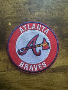 ATLANTA BRAVES MLB EMBROIDERED IRON/SEW ON CLOTHING PATCH BASEBALL NEW - Picture 1 of 4