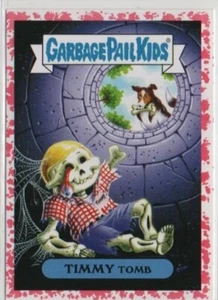 Topps Garbage Pail Kids Prime Slime Trashy TV Timmy Tomb 5b Red /75 SP - Picture 1 of 2