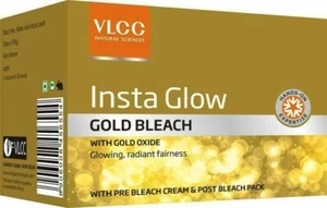 VLCC INSTA GLOW FAIRNESS GOLD BLEACH CREAM FOR REMOVING TAN FACIAL HAIR 30GM - Picture 1 of 1