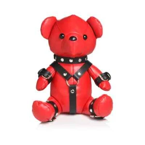 Oso de peluche Gimp en rojo · Peluche BDSM - Imagen 1 de 14