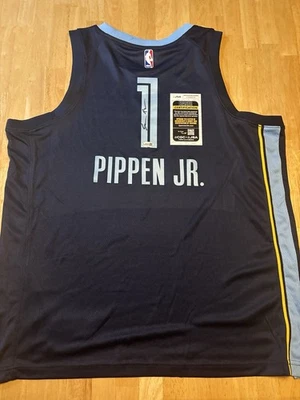 Scotty Pippen Jr. Signed Memphis Grizzlies Jersey JSA COA - Image 1 of 3