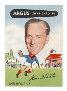 1954 Argus (94) Ken ALBISTON Melbourne - Picture 1 of 2