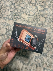 Cámara subacuática UHD 8K WiFi 70 MP con tarjeta 32G, cámara de 33 pies sellada ENVÍO A EE. UU. - Imagen 1 de 7