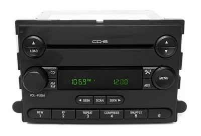 Ford F-250 F-350 Super Duty 2006-2007 OEM AM FM 6 reproductores de CD 6C3T-18C815-AB Foto 1 de 4