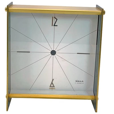 Heco 7 Jewels Clock Case Germany - New Old Stock w/OG Box MCM Modern Deco - Image 1 of 4