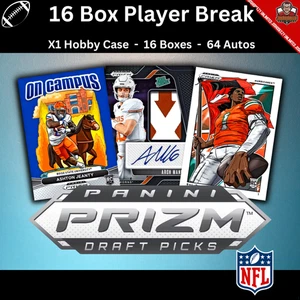 Zion Branch 2025 Prizm Draft Football Hobby Player Break 16 Box 1 Case 1640 - Bild 1 von 3