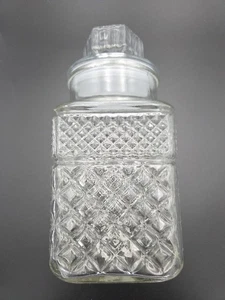 Vintage Anchor Hocking USA Wexford Large 2-quart Glass Canister w Airtight Lid - Picture 1 of 8