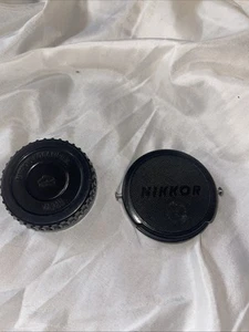 Genuine Nikon Nippon Kogaku 52mm Front & Nippon Rear lens Caps Ex Condition - Picture 1 of 5