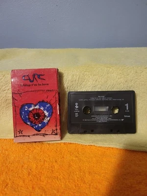The Cure Friday I'm in Love Single Cassette 1992 Elektra Robert Smith Tested  - Image 1 of 3