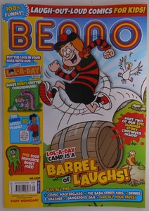 Beano magazine 2nd Aug 2025 Summer story Lol-A-Day Camp is a barrel of laughs - Picture 1 of 1