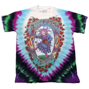Grateful Dead Shirt MEDIUM 2001 Tie Dye Liquid Blue Seasons Of The Dead Endless - Picture 1 of 5