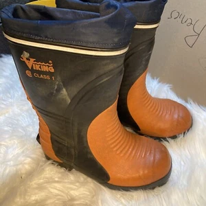 Viking Class 1 Footwear LM 60642 9603 Orange & Black Steel Toe Boots Size 5 Read - Bild 1 von 10