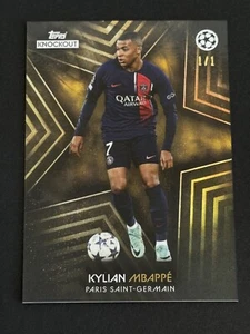Kylian Mbappe 2024 Topps Knockout  #ed 1/1 - Picture 1 of 13