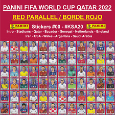 Panini Weltmeisterschaft KATAR 2022 - ROT PARALLEL - Aufkleber #00 - #KSA20