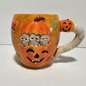 Taza de café cerámica Halloween calabaza calabaza fantasma - Imagen 1 de 9