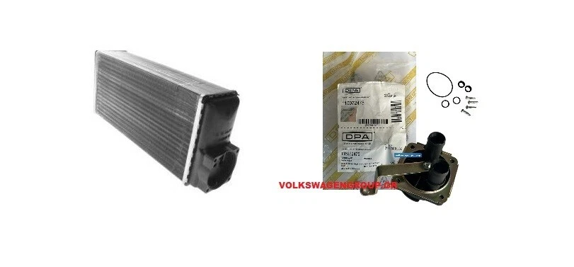 ŠKODA, FELICIA 1996-2001, válvula de calefacción + radiador NUEVO, 6U0819809, 6U0819030A Foto 1 de 1