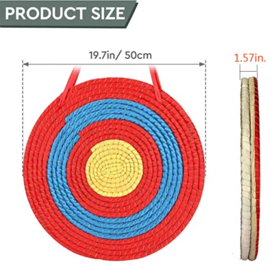50CM Solid Straw Archery Target Handmade Arrows Target for Hunting Practice - Image 1 of 4