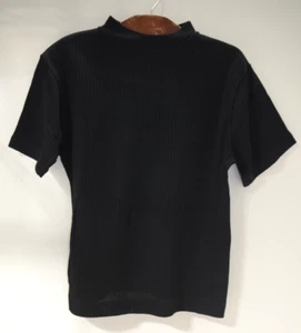 N VTG 60's Alexander's Mens M Poor Boy Double Knit TEE Textured Celanese Acetate - Picture 1 of 6