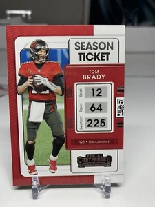 TOM BRADY - 2021 "SEASON TICKET" Panini Contenders - Tampa Bay Buccaneers - Bild 1 von 1