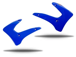 NEW YAMAHA 04-07 TTR125E / L / LE DARK BLUE PLASTIC MOTORCYCLE RADIATOR SCOOPS - Picture 1 of 1
