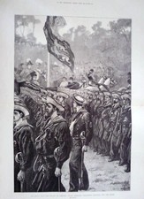 1881 stampa il grande VOLONTARIATO REVISIONE a Windsor Park